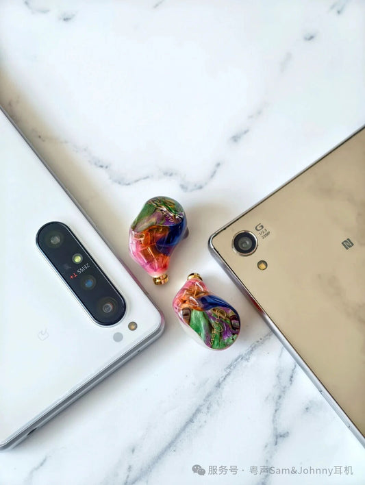 Aurora II 12 Pure balanced armature unit real HiFi wireless earbuds from Sam&Johnny with dreamy shell