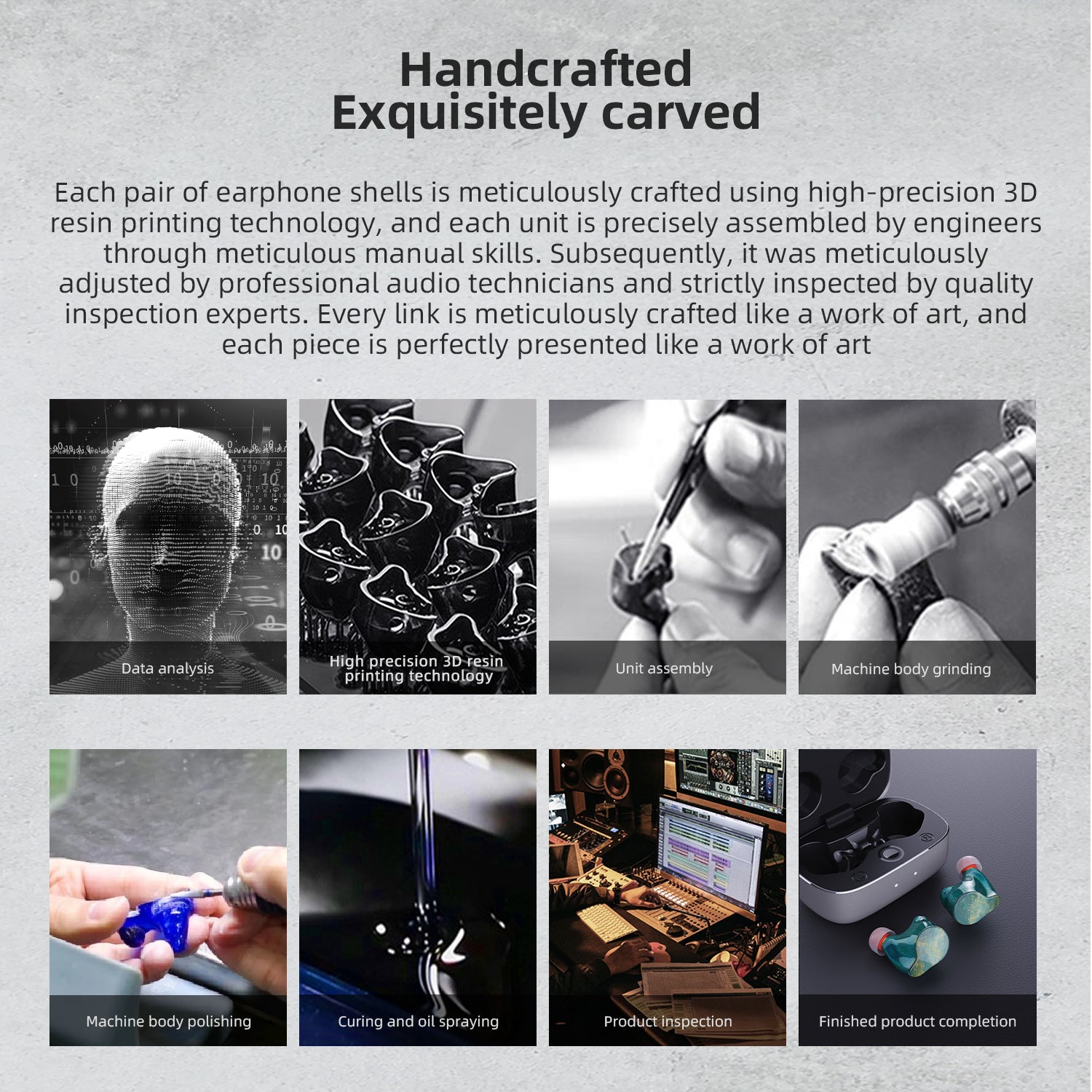 Sam&Johnny HM10 real wireless HiFi earphones with 12 driver pure BA system