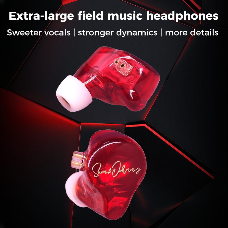 Sam & Johnny High Quality Wired Earphones Natural Noise Reduction