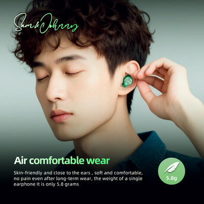 Sam & Johnny HM12+ Bluetooth 5.2 HiFi Wireless Headphones with Charging Case