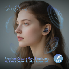 Sam&Johnny HM10 True Wireless HiFi Earphones: 1DD + 2BA + 1 Piezo Hybrid Driver Setup per Side